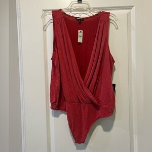 Express Coral Tank Bodysuit Women’s Size XL
